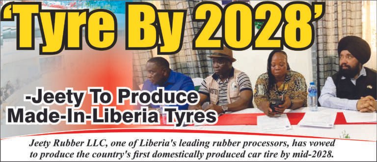 ‘Tyre By 2028’-Jeety to Produce Made-in-Liberia Tyres