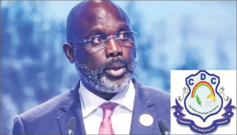 Weah Declares CDC Ready for 2029, Accuses Boakai Government of Democratic Backsliding