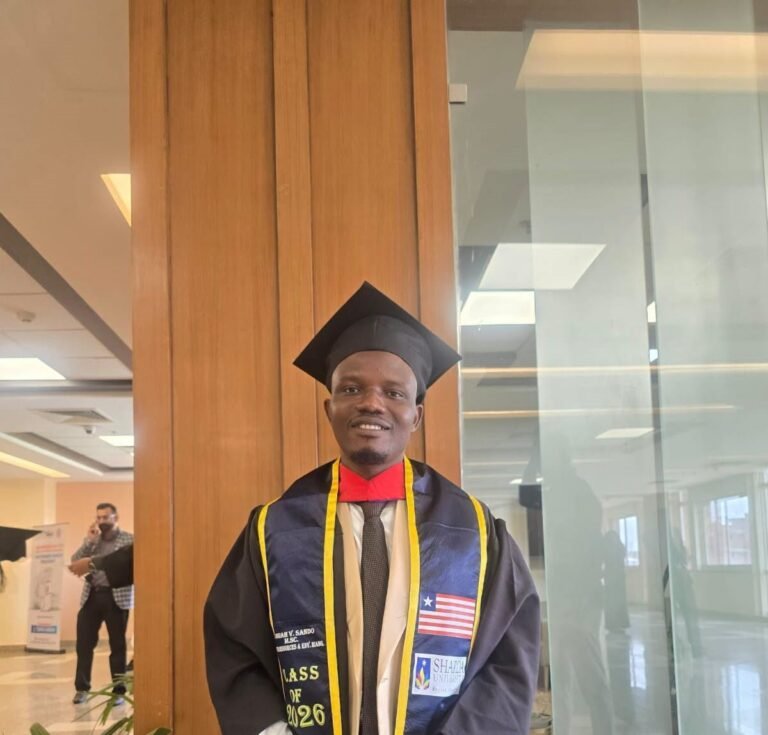 Liberian Scholar and Environmentalist Earns Master of Science Degree with Academic Distinction at India’s Prestigious Sharda University