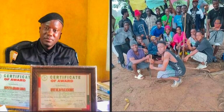 RIA Depot #1 Police Inspector Abrahim Kamara Takes Margibi’s Street Children Off the Streets, Links Them to Vocational Training